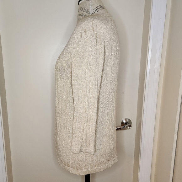 Wasserman gold silk cardigan - Picture 2 of 9